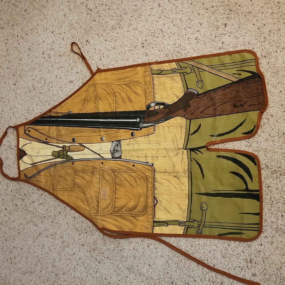 Vintage Salamander 1987 Hunter Design Apron